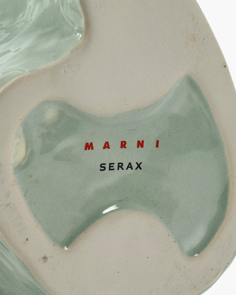 Ceramic dish with 'Marni Serax' branding on a white background