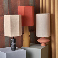 Jute Cylinder Lamp Shade Jade Green