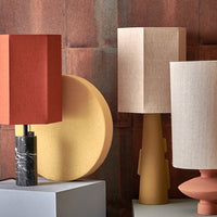 Jute Cylinder Lamp Shade Jade Green