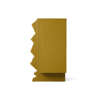 Forma Cupboard in Olive Green by HKLIVING styled in a living space
