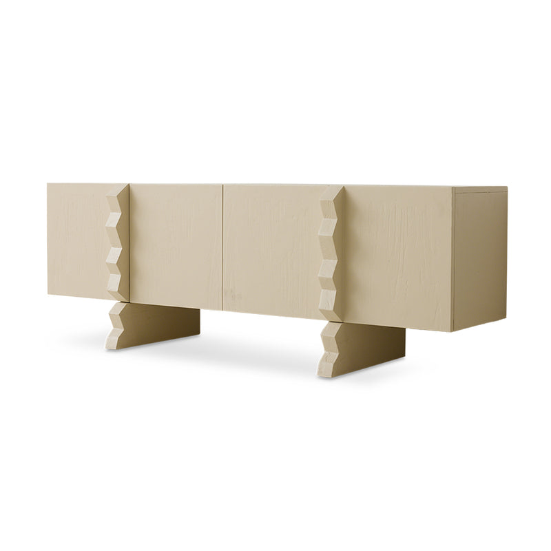 Forma Dresser in Off White by HKLIVING styled in a dining room