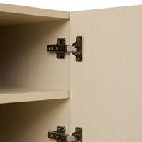 Forma Dresser in Off White by HKLIVING styled in a bedroom setting