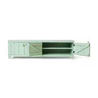 Raw Lowboard in Mint Green by HKLIVING, detail view