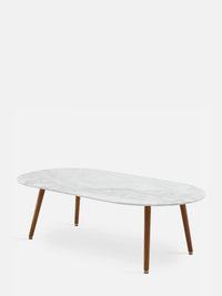 Fox Marble Top Coffee Tables, Ash Wood, 366 Concept