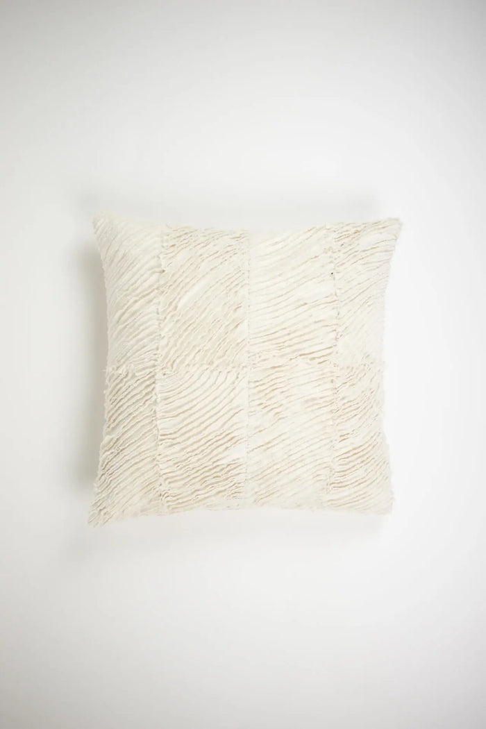 Elba Square Cushion by Olsson & Jensen – 100% Cotton with Feather Inner 50x50 cm