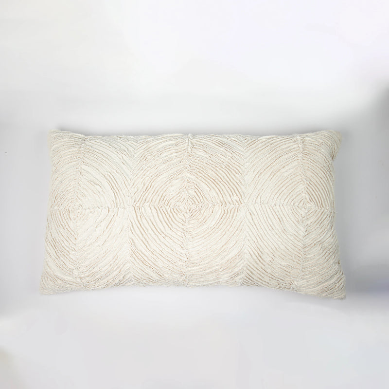 Elba Cushion - 100% Cotton with Feather Inner 50x90 cm