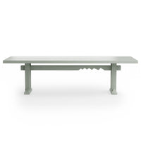 Technical dimension diagram of the Forma Dining Table 280cm in Smoke by HKLIVING