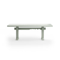 Forma Dining Table 220cm technical diagram showing dimensions - Smoke finish by HKLIVING