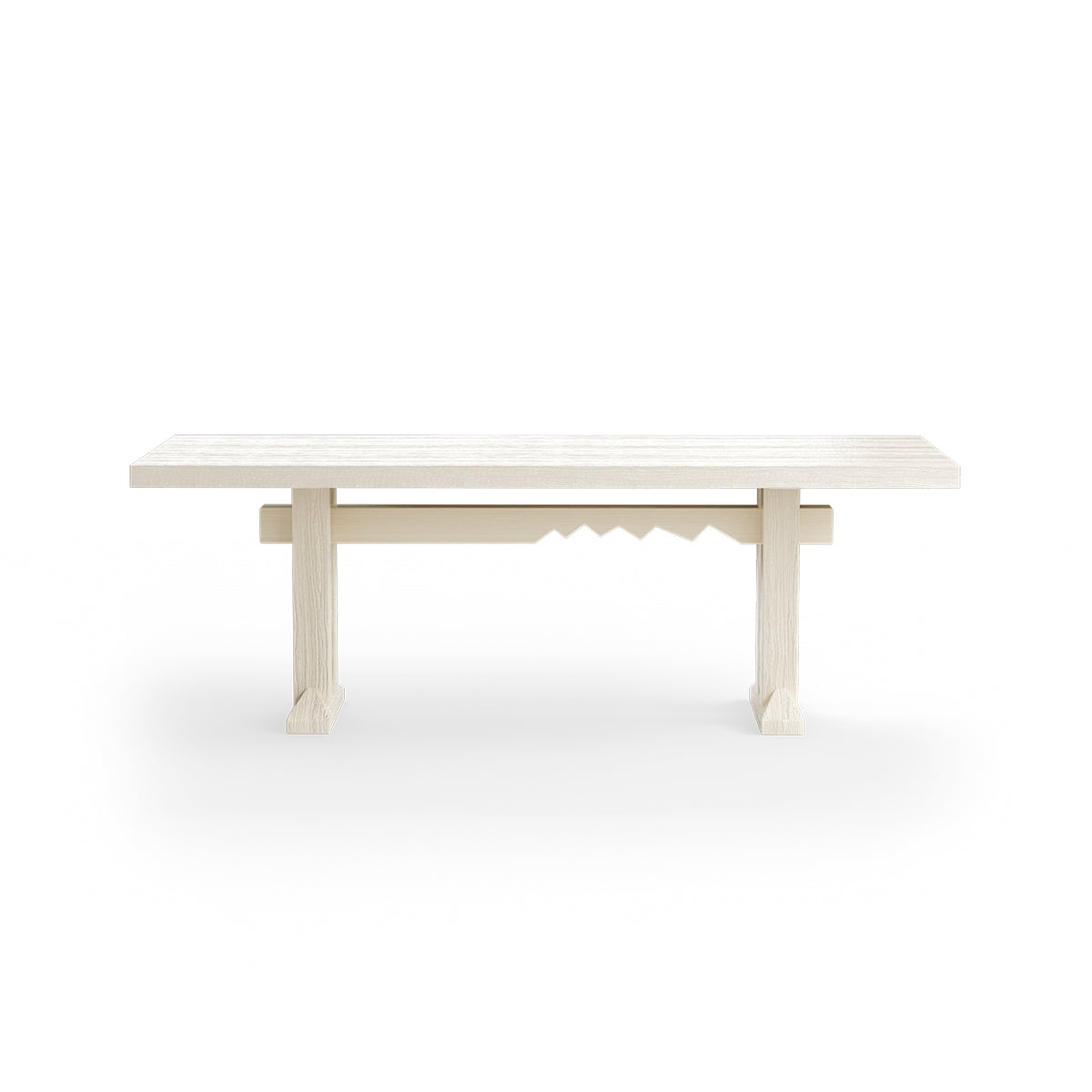 Forma Dining Table 220cm technical diagram showing dimensions - Pearl finish by HKLIVING