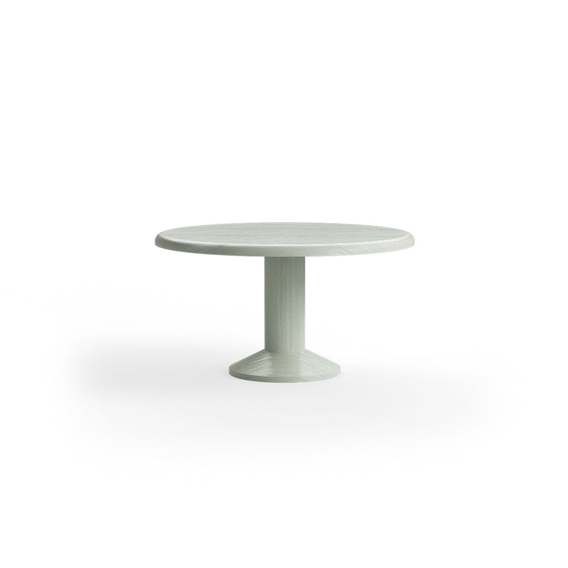 Forma Round Dining Table 140cm technical diagram showing dimensions - Smoke finish by HKLIVING