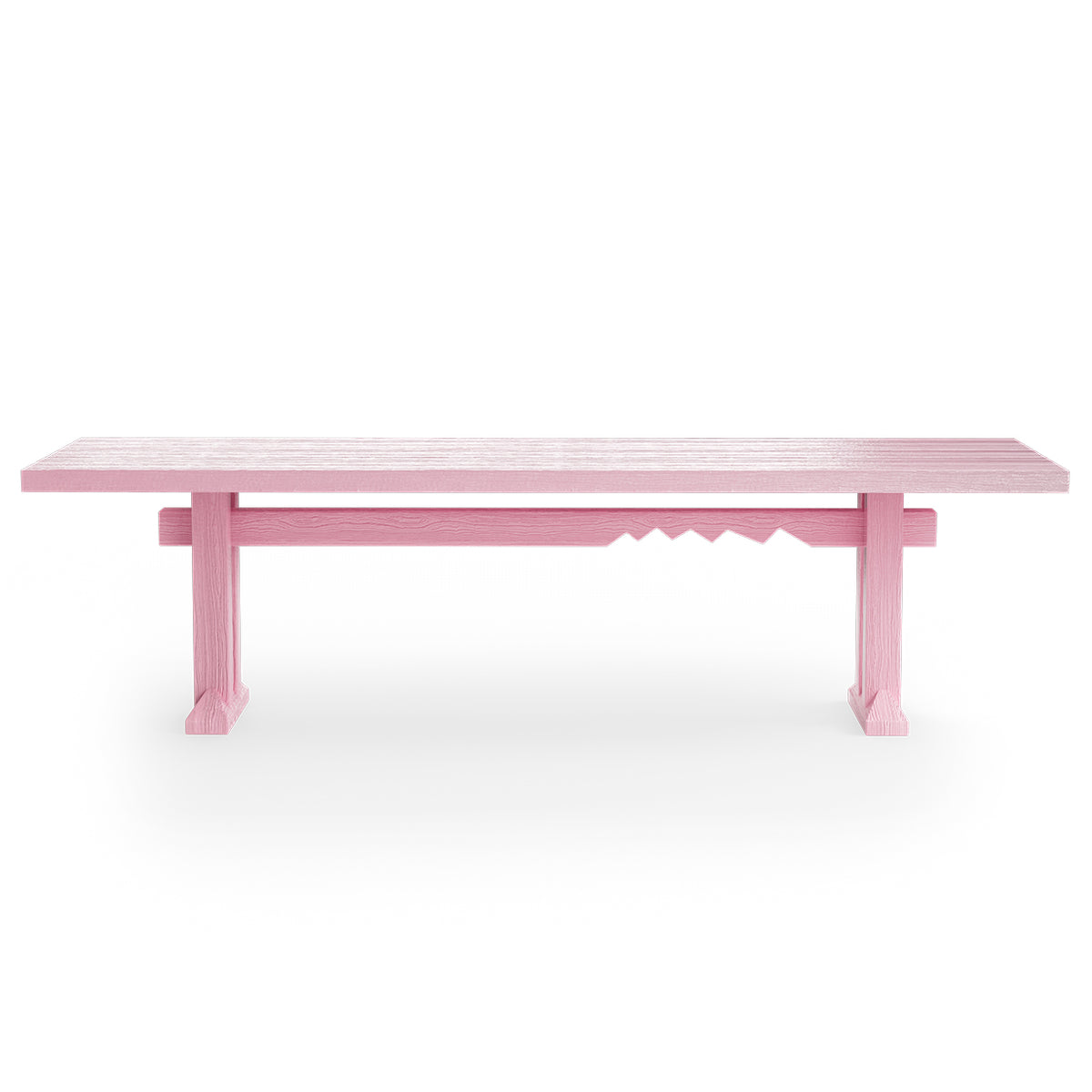 Forma Dining Table 280cm technical diagram showing dimensions - Very Pink finish by HKLIVING