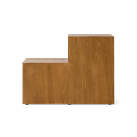 Pop Cube Side Table in Natural by HKLIVING on a plain background