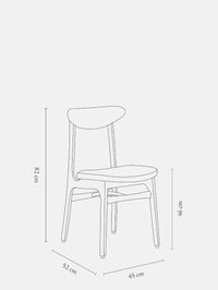 Dining Chair, Made to Order by 366 Concept, 200-190