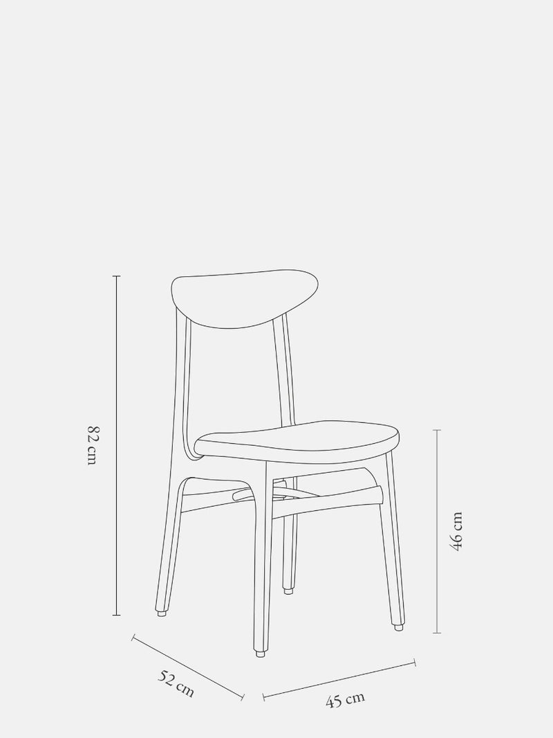 Ash Wood Dining Chair, Made to Order by 366 Concept, 200-190