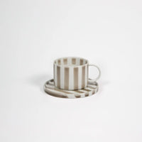 Striped Monica Cup with Saucer