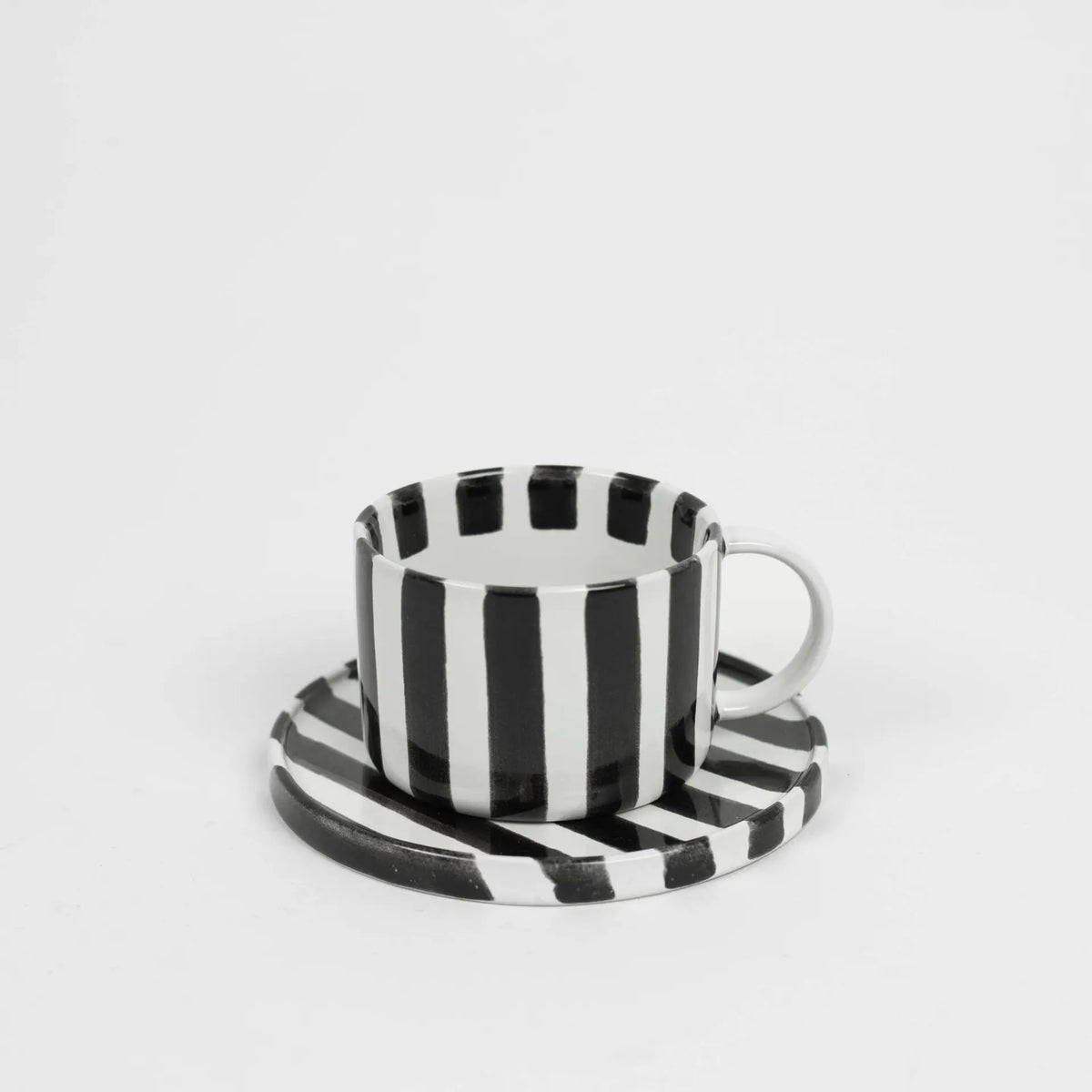 Striped Monica Cup with Saucer