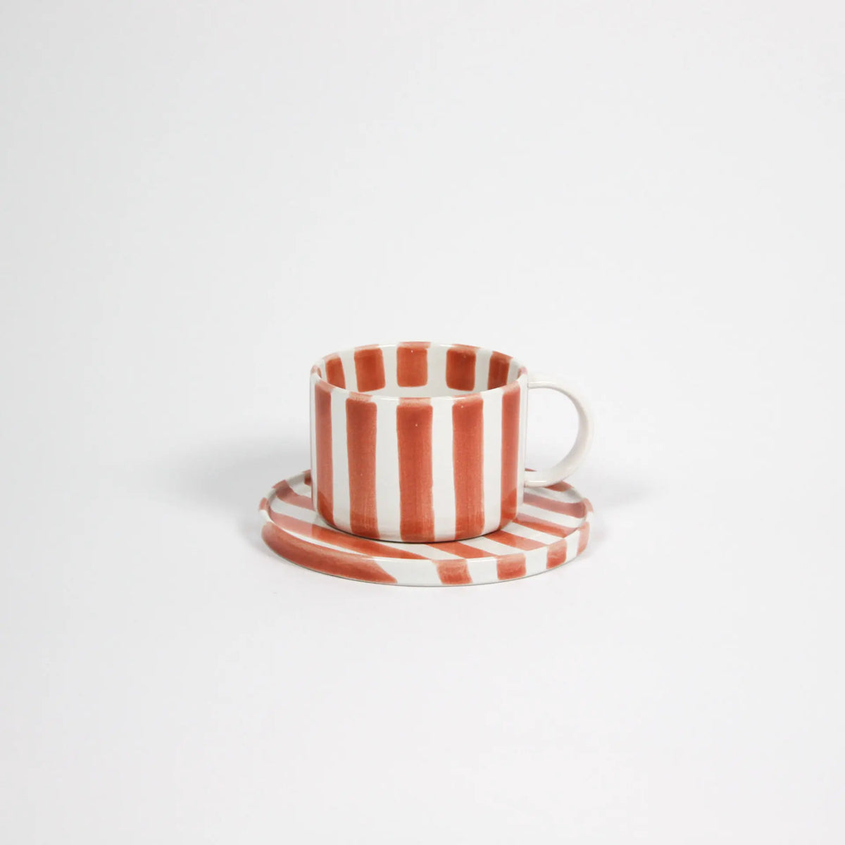 Striped Monica Cup with Saucer