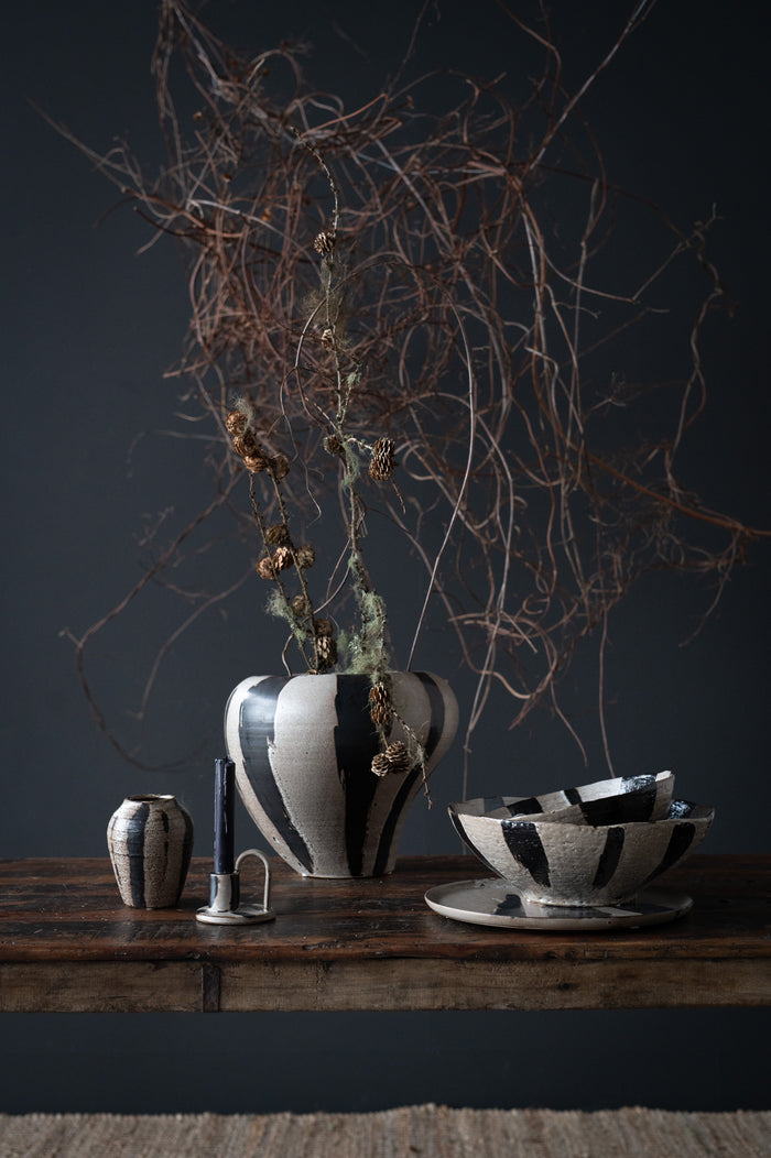 Wikholmform Eden series styled with vases, bowls and platters