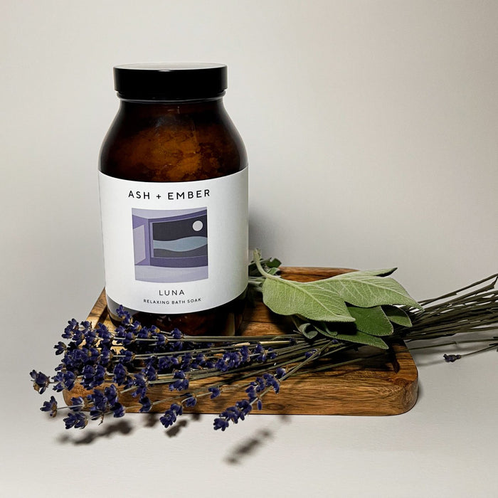 Bath Soak – Luna by Ash + Ember (500g Jar)