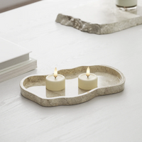 Cream LED Tealight Candles (Set of 2) – Soft, Warm Glow for Cosy Styling