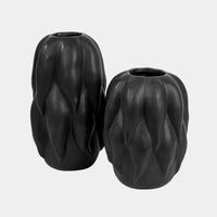 Ridley Black Vase L