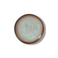 Single HKLIVING Contrast dessert plate from above