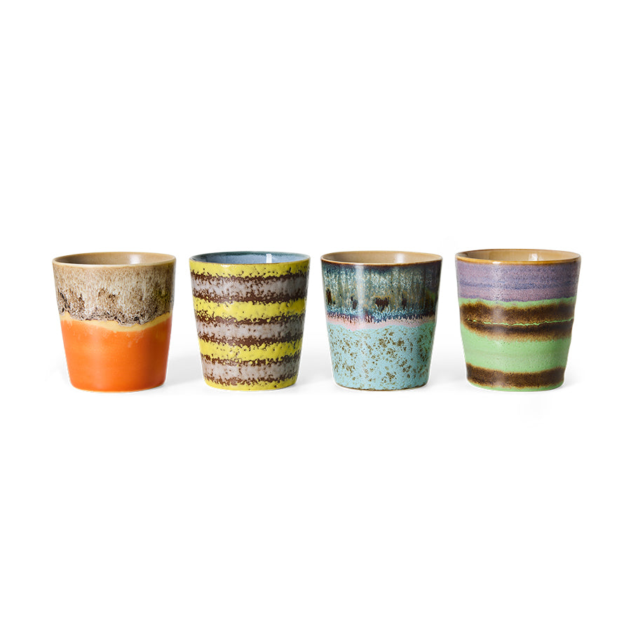 70s Ceramics Coffee Mugs in Funky by HKLIVING, alternate angle