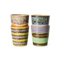 70s Ceramics Coffee Mugs in Funky by HKLIVING, packshot