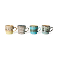 70s Ceramics Americano Mugs in Lavish by HKLIVING, alternate angle
