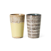 70s Ceramics Tea Mugs in Dolce by HKLIVING, packshot