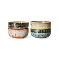 70s Ceramics Dessert Bowls in Grand by HKLIVING, packshot