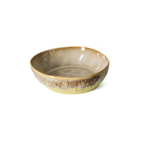70s Ceramics Pasta Bowls in Custard by HKLIVING, styled shot