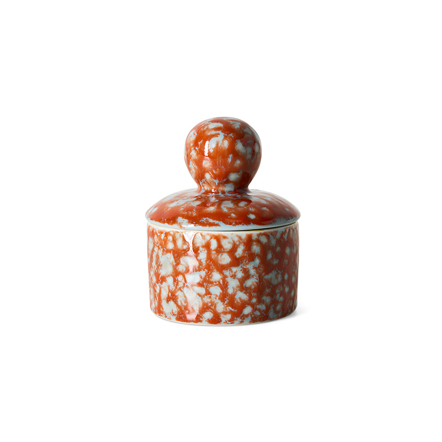 70s Ceramics XS Storage Jar in Jello by HKLIVING on a plain background