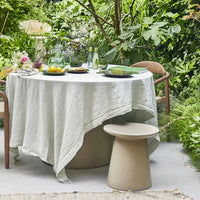 Side Table Earthenware Cream by HKLIVING – Sturdy, Sculptural Accent for Modern Homes