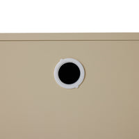 Detail shot of the cream Space Lowboard by HKLIVING