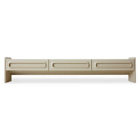 Technical dimension diagram of the Space Lowboard in Cream by HKLIVING