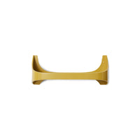 Technical dimension diagram of the Retro Wall Shelf in Mustard by HKLIVING