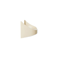 Close-up of the cream Retro Wall Shelf by HKLIVING showing the plywood finish