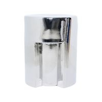 Stoneware Side Table Chrome by HKLIVING