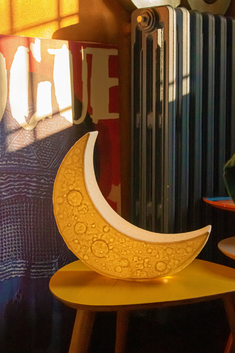 Seletti My Tiny Moon Lamp – Unique Table Lamp with Replaceable LED Bulb