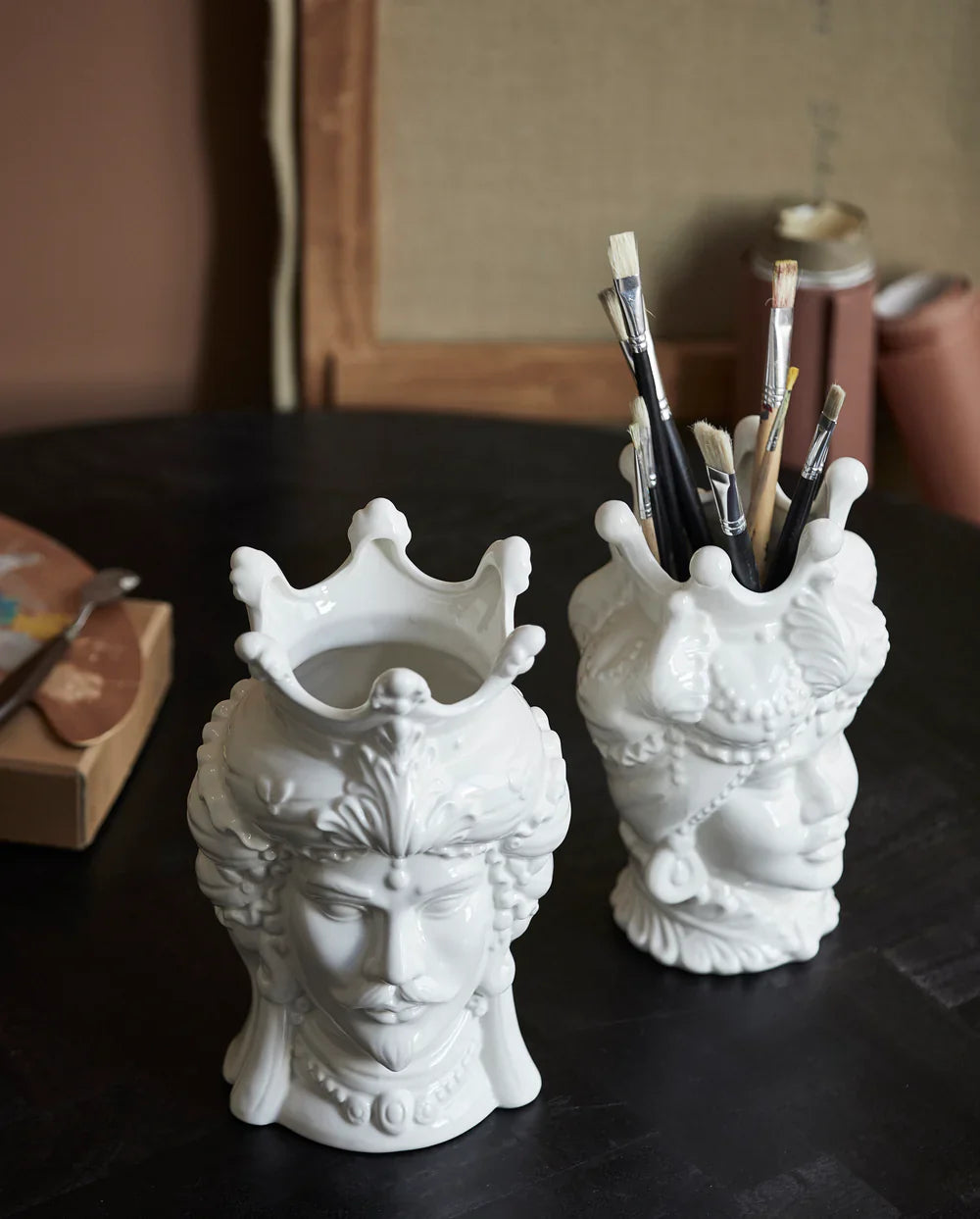 REMIRE Vase L White
