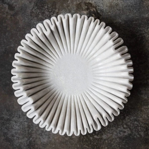 Marble Decorative Bowl White