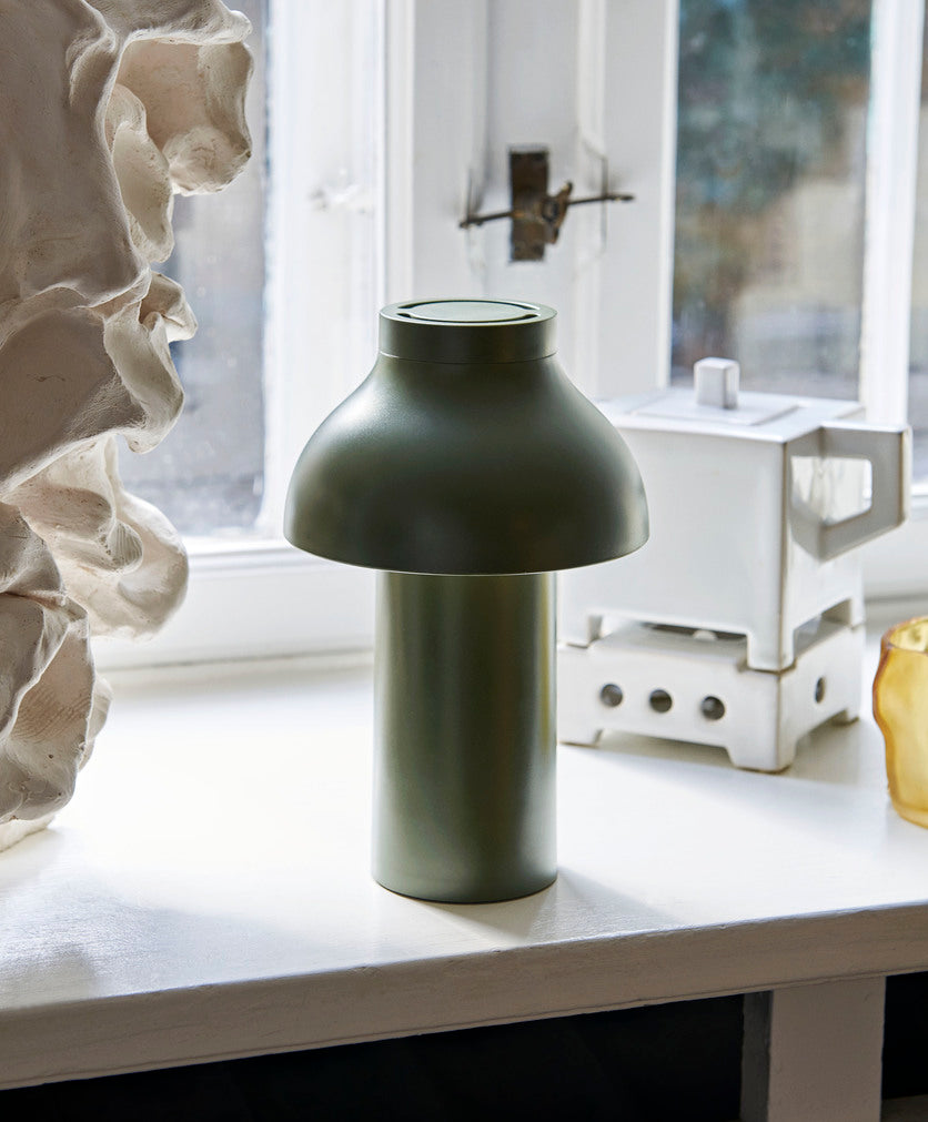 PC Portable Lamp by HAY Olive Green