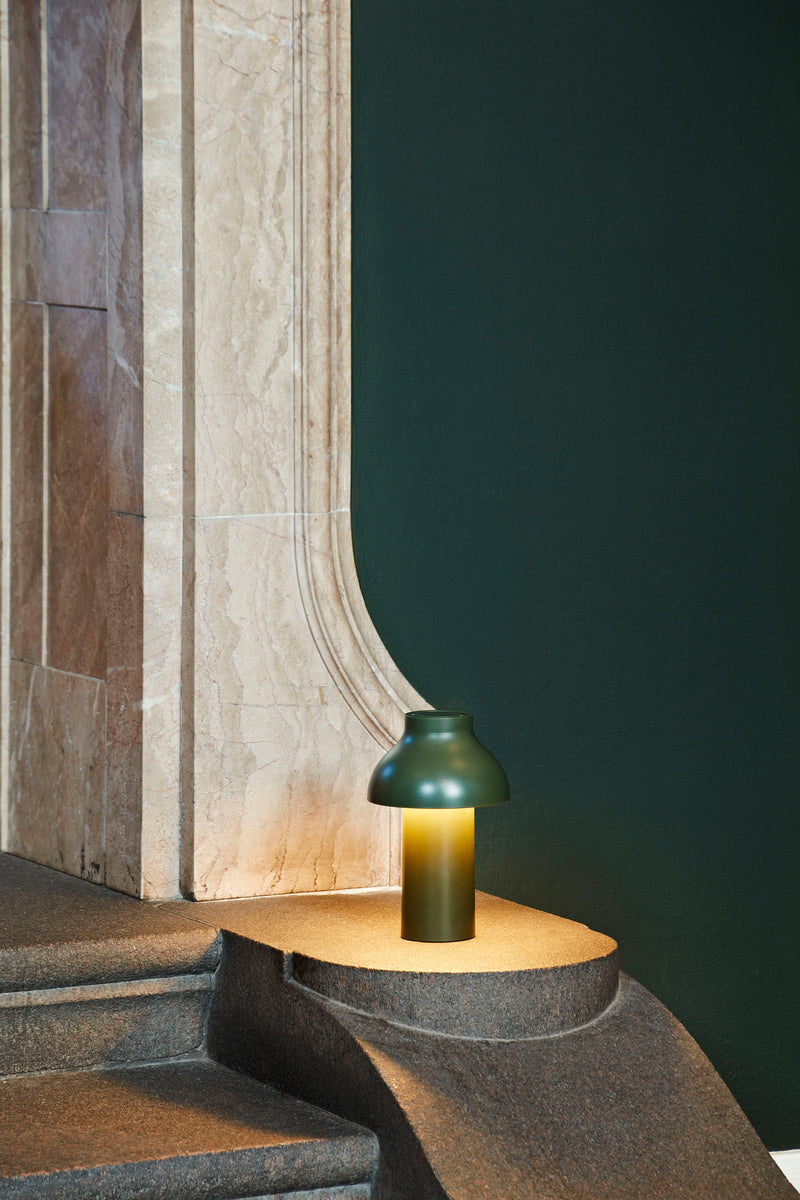 PC Portable Lamp by HAY Olive Green