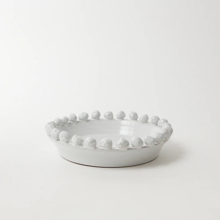 Vera Bowl, White Ceramic Decorative Bowl by Olsson & Jensen