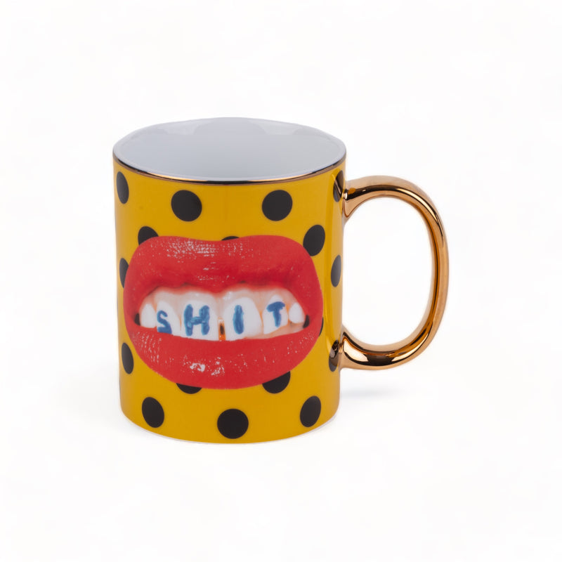 Seletti x TOILETPAPER Porcelain Mug Collection - Political Satire Meets Surreal Design