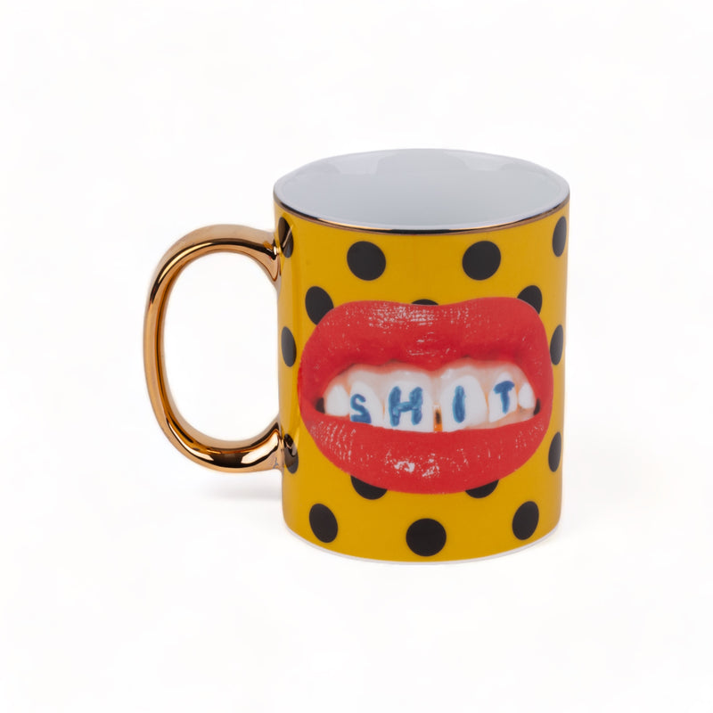 Seletti x TOILETPAPER Porcelain Mug Collection - Political Satire Meets Surreal Design