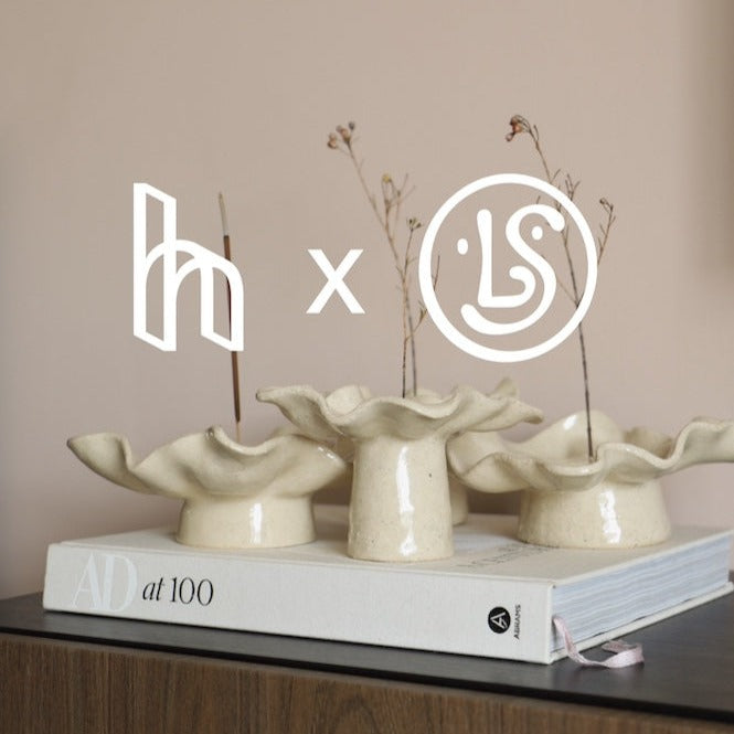 Lily & Lotus Incence Holders nh x L S Ceramics