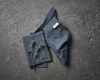 100% Linen Napkin Dark Grey Set of 4