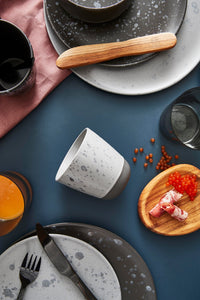 Nordic Grey Ceramic Coffee Mug from Aida Denmark